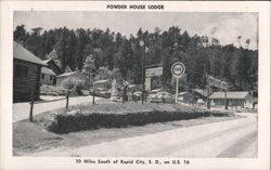 Powder House Lodge, Keystone, SD Postcard