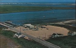 Aerial View of Dad's Place, Grassy Sound, Wildwood, NJ New Jersey Eric Gustav Miller Postcard