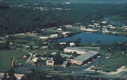 Aerial View, Holiday Inn, Crystal River, FL Postcard