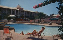 Hotel Desert Hills Swimming Pool, Phoenix, AZ Postcard
