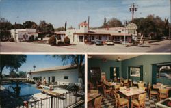 Broadway Courts Motel, Las Cruces, NM Postcard