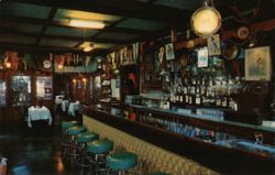 Foresters' Rendezvous Restaurant and Bar Interior Postcard