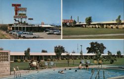 Tulare Inn Motel & Perry's Coffee Shop, Tulare, CA Postcard