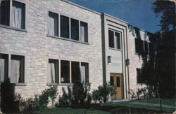 Concordia Library, Completed 1949 Postcard
