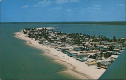 Northwestern Tip of Fort Myers Beach, FL Postcard
