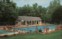 Swimming Pool, McCormick's Creek State Park Postcard