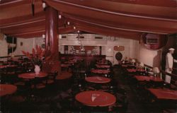 Edgewater Beach Hotel, Yacht Club Interior, Chicago IL Postcard
