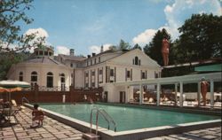 The Homestead Outdoor Swimming Pool, Hot Springs, VA Postcard