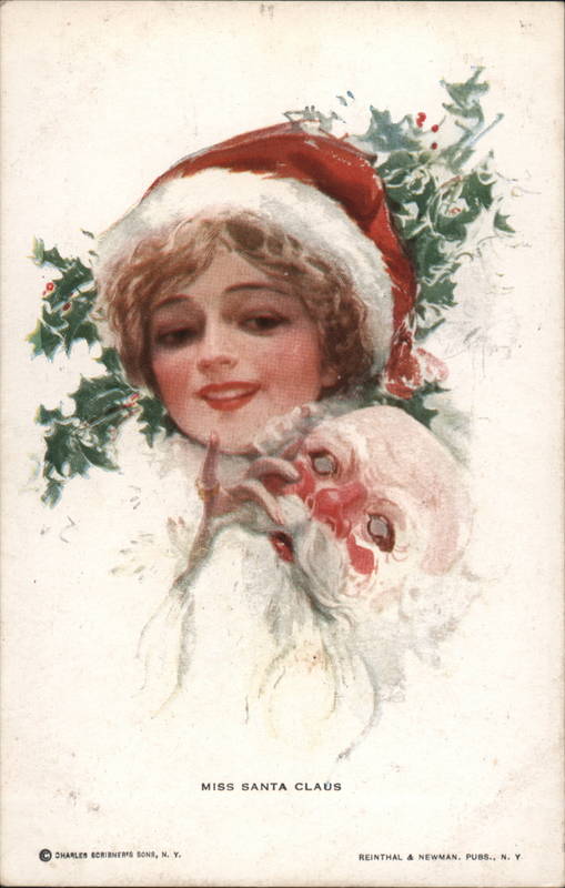 Miss Santa Claus Harrison Fisher