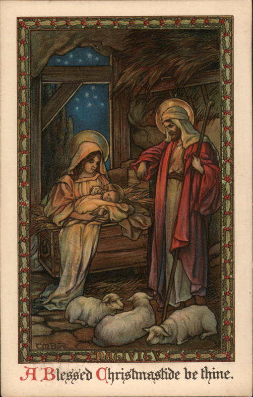 A Blessed Christmastime be Thine Madonna & Child