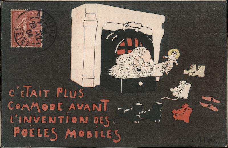 C'etait plus commode avant l'invention des poeles mobiles