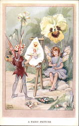 A Fairy Picture Fantasy Rene Cloke Postcard Postcard Postcard