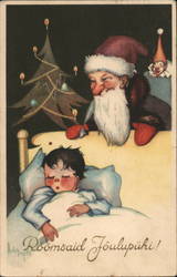 He Sees You When You're Sleeping Postcard