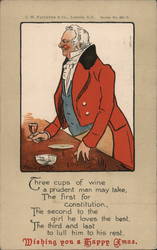 A Happy Xmas Toast Postcard