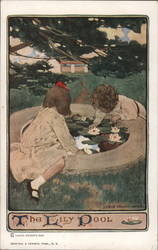 The Lily Pool Artist Signed Postcard Postcard Postcard