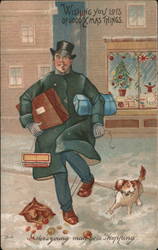 Wishing you lots of good Xmas things Postcard