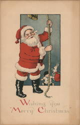 Wishing you a Merry Christmas Postcard