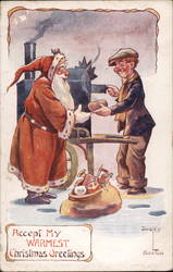 Accept my warmest Christmas Greetings Postcard