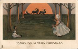 To Wish You a Happy Christmas Santa Claus Postcard Postcard Postcard