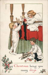 May Christmas Bring You Many Joys Postcard
