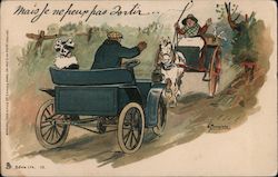 Mais je ne peux pas sortir Cars Lance Thackery Postcard Postcard Postcard