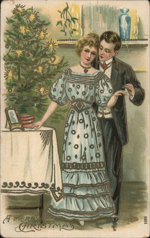 A Merry Christmas, Couple by Tree