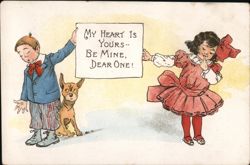 Outcault Valentine: My Heart Is Yours Postcard