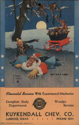 Kuykendall Chevrolet Co. Service Reminder, Lubbock TX Postcard