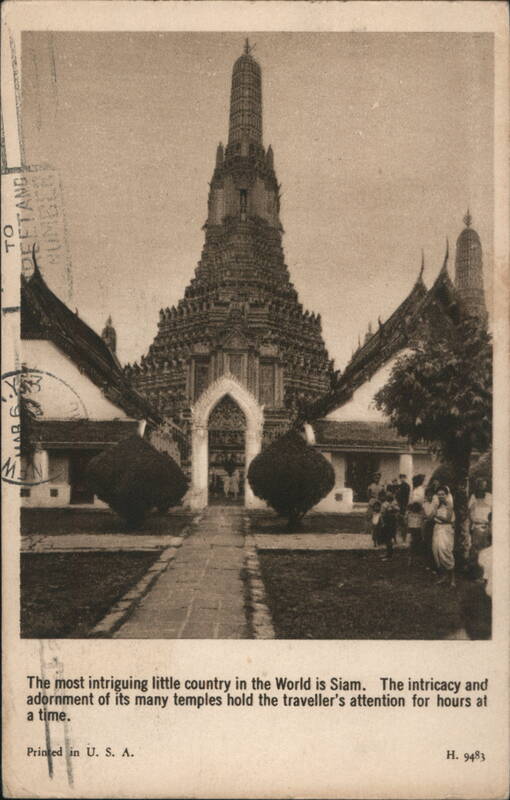 Wat Arun Temple, Bangkok, Siam (Thailand) Southeast Asia