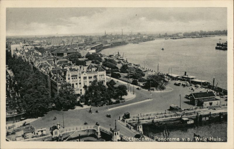 Rotterdam, Panorama from Witte Huis Netherlands