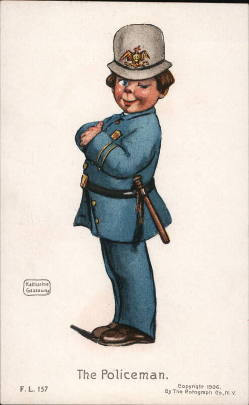 The Policeman Illustration by Katharine Gassaway