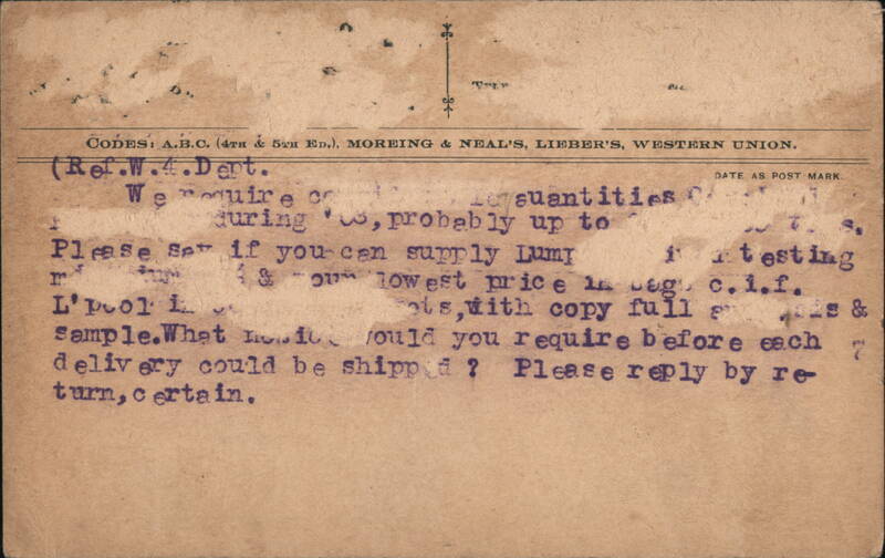 Business Inquiry to Frankenstein, Silesia from Liverpool