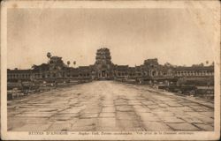 Ruines D'Angkor, Angkor Wat, Western Entrance Postcard