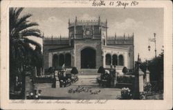 Plaza de America - Pabellon Real, Sevilla Postcard