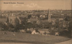 Rhode St-Genèse Panorama Postcard