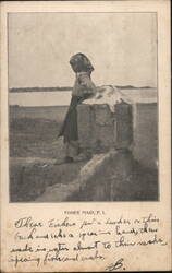 Fisher Maid, Philippine Islands Postcard
