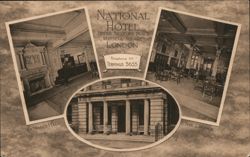 National Hotel, Russell Square, London Postcard