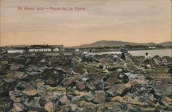 Low Tide at the Beaches of La Union Postcard