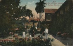 Jardin del Hotel Lupone, Corinto Postcard