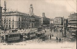 Puerta del Sol, Madrid Postcard