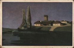 Ukrainian Night by Arkhip Kuindzhi Postcard