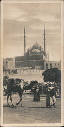 Market Place near the Citadel, Cairo Postcard