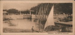 Ismailia, Flood-gate Downwards Postcard