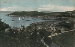 Oban Harbor View Postcard