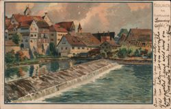 Riedlingen am Donauwehr, Germany Postcard