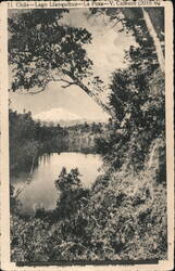 Lago Llanquihue, La Poza, Volcán Calbuco, Chile Postcard
