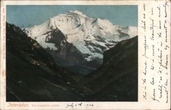 Interlaken, Die Jungfrau Mountain 4167m Postcard