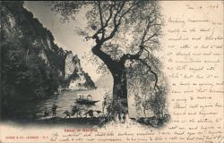 Sasso di Gandria, Lake Lugano Postcard