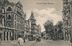 Hornby Road, Bombay Postcard