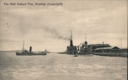 The Mall Ballard Pier, Bombay Postcard